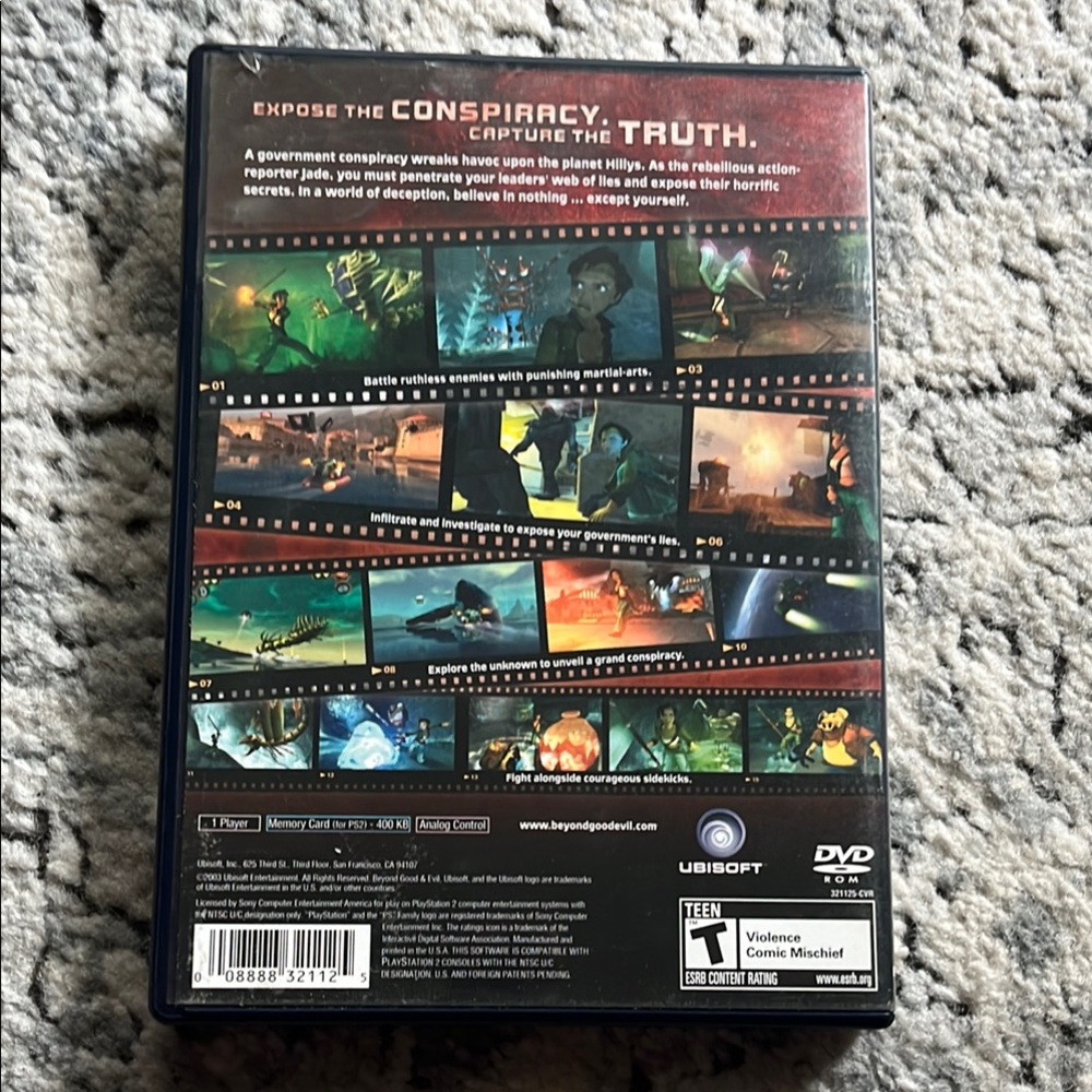 Beyond Good & Evil for PlayStation 2 - Black Case - Picture 3 of 4